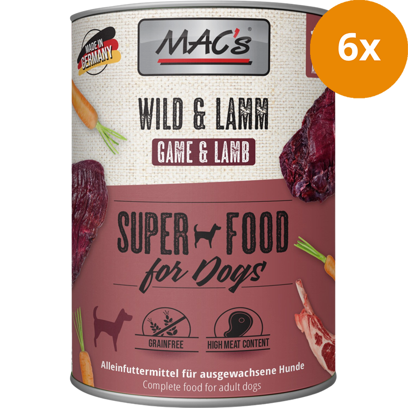 MAC's Dog Wild & Lamm 800 g