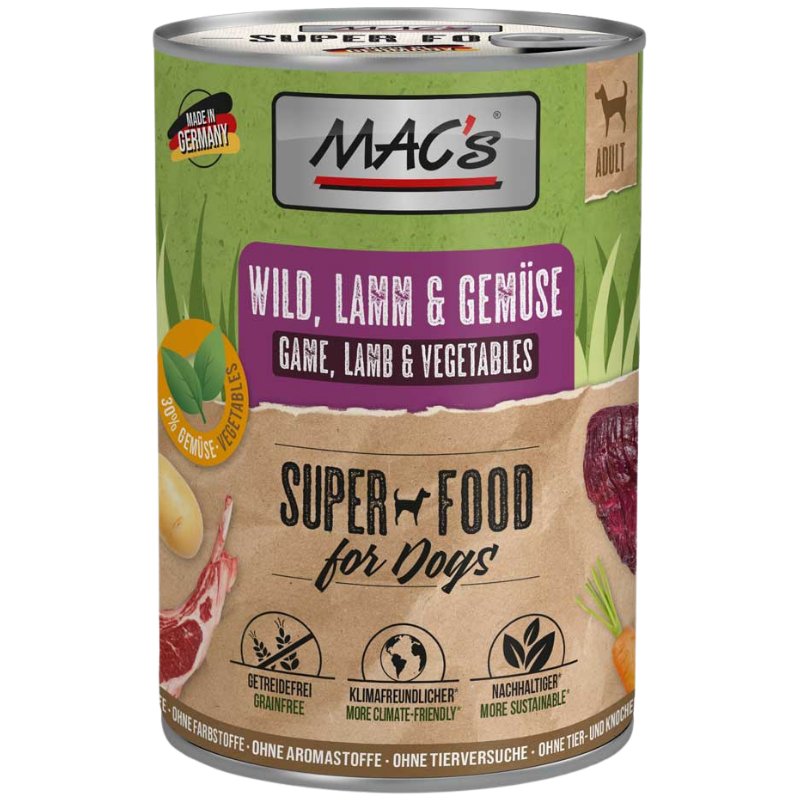 MAC's Dog Wild, Lamm & Gemüse 400 g