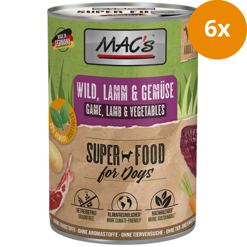MAC's Dog Wild, Lamm & Gemüse 400 g