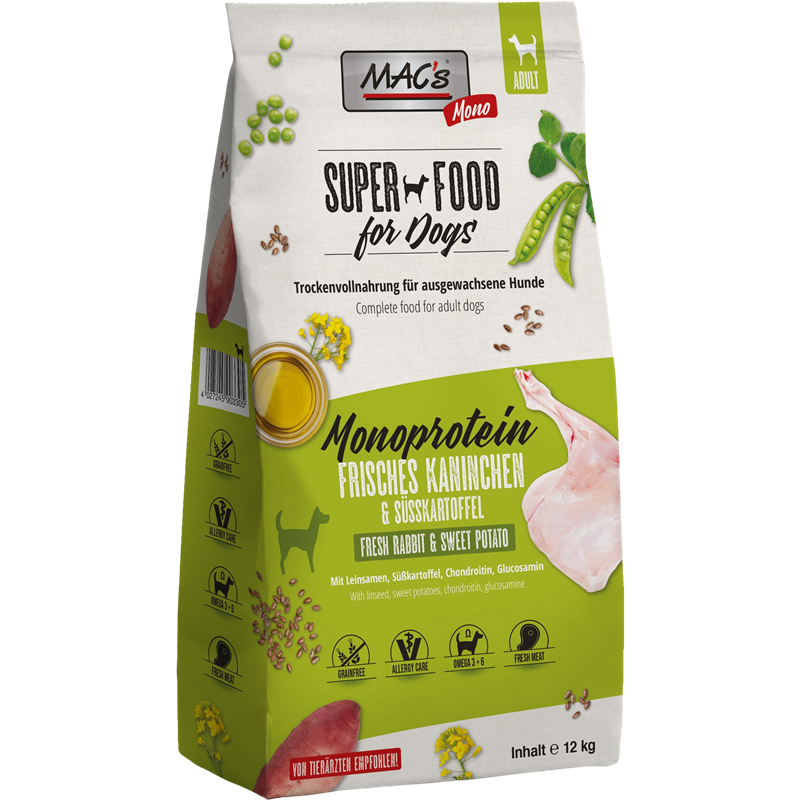 MAC's Dog Monoprotein frisches Kaninchen