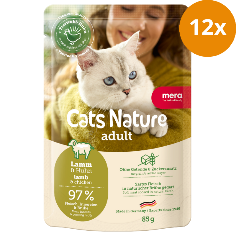 Mera Cat Nature Adult Lamm 85 g