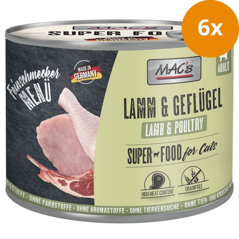 MAC's Cat Feinschmecker Lamm & Geflügel 200 g