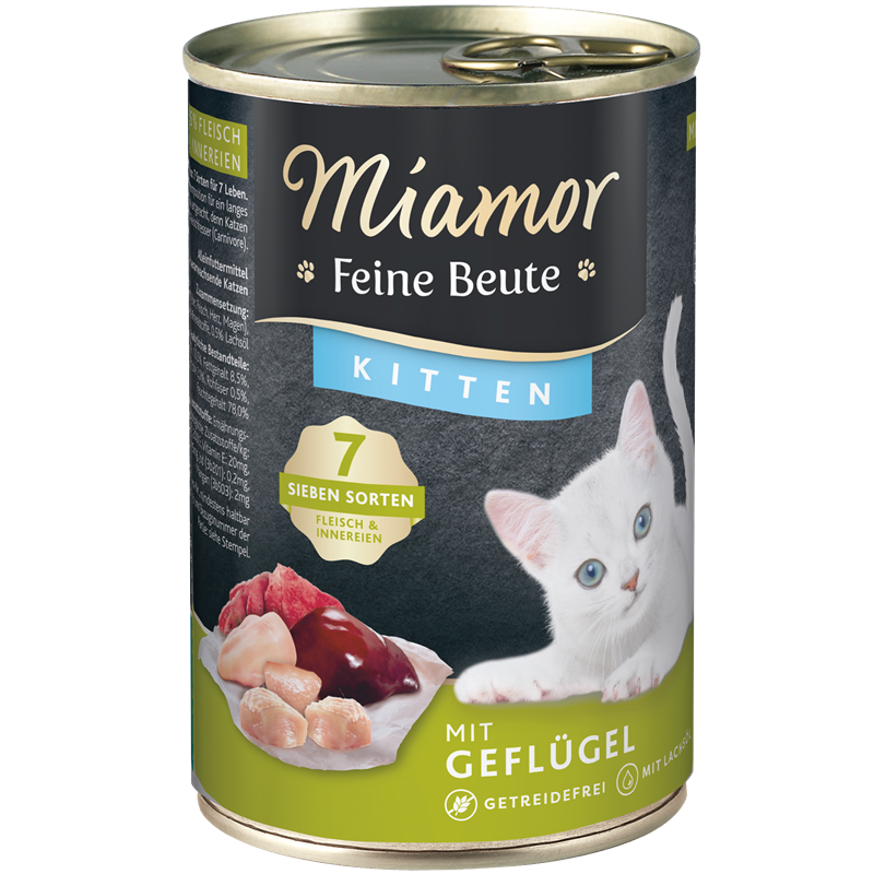 Miamor Dose Feine Beute Kitten Geflügel 400 g