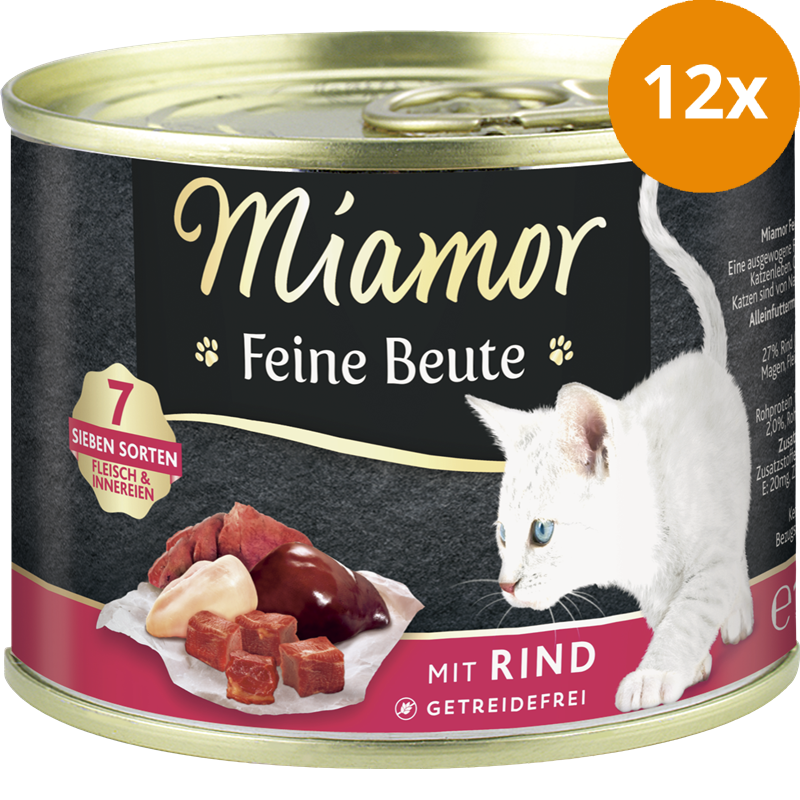 Miamor Dose Feine Beute Rind 185 g