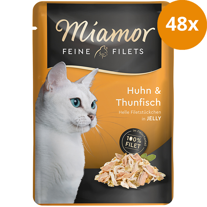 Miamor Feine Filets Huhn & Thunfisch 100 g