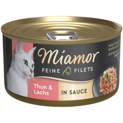 Miamor Feine Filets Thunfisch & Lachs in Sauce 85 g