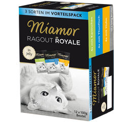 Miamor Ragout Royale in Jelly Multimix Kaninchen, Huhn & Thunfisch 1200 g