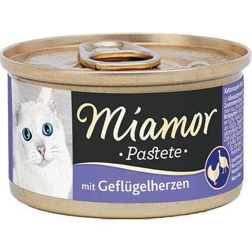 Miamor Pastete in Dose Geflügelherzen 85 g