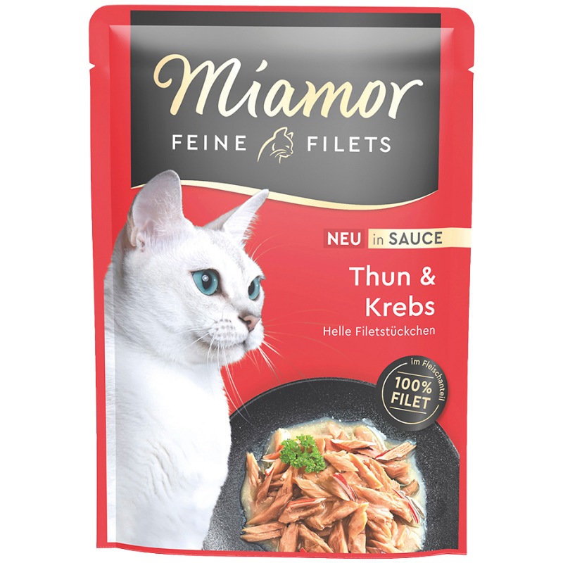 Miamor PB Feine Filets Thunfisch & Krebs in Sauce 100 g