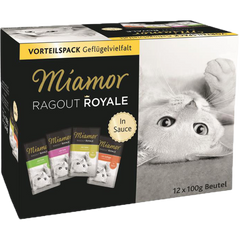 Miamor Ragout Royale Multibox Geflügelvielfalt in Sauce 1200 g