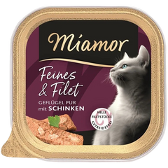 Miamor Schale Feines & Filet Geflügel Pur & Schinken