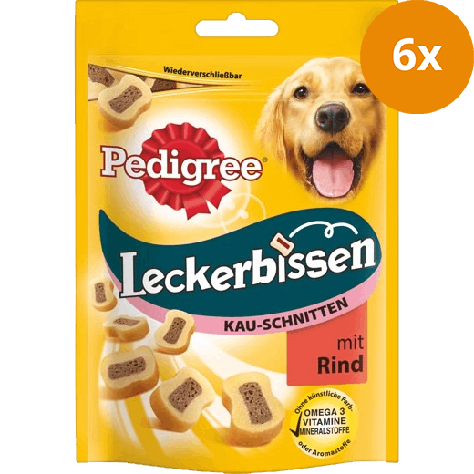 Pedigree Leckerbissen Kau–Schnitten 155 g