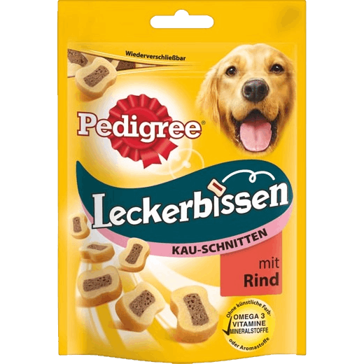 Pedigree Leckerbissen Kau–Schnitten 155 g