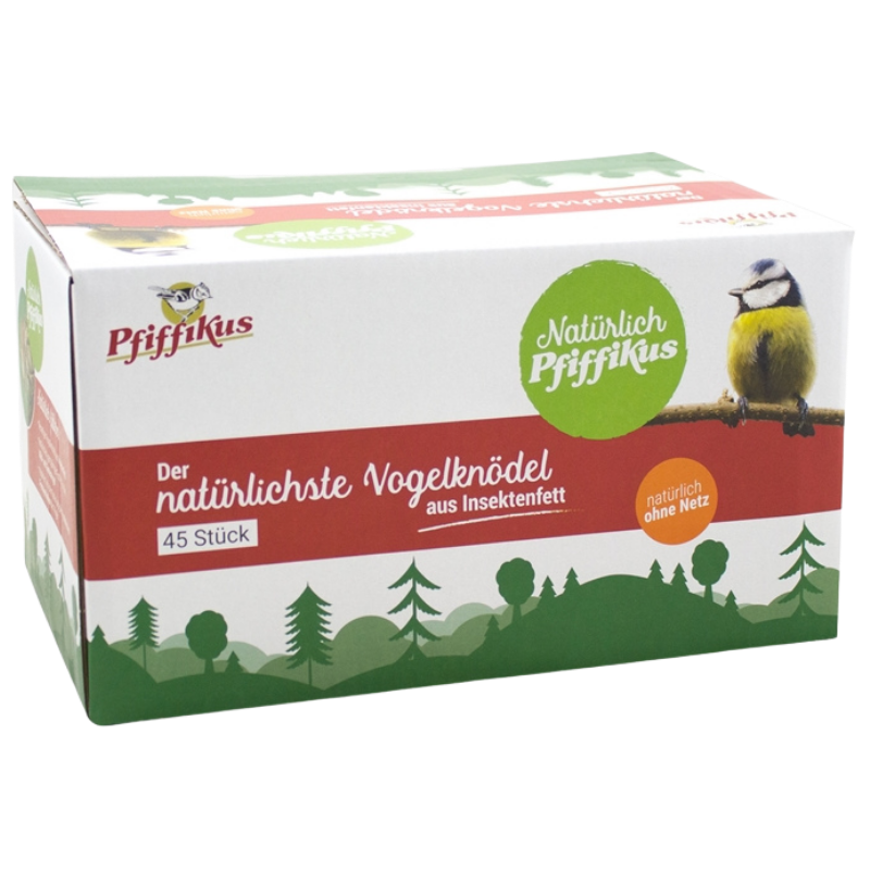 Natürlich Pfiffikus Insektenfettknödel Karton