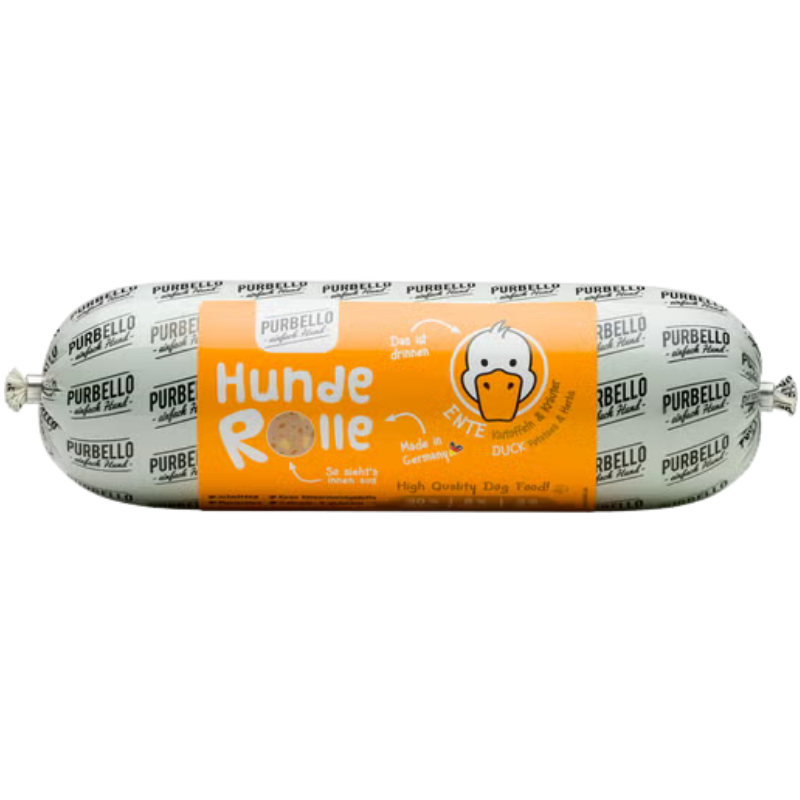 PURBELLO HundeRolle Ente mit Kartoffeln & Kräutern 800 g