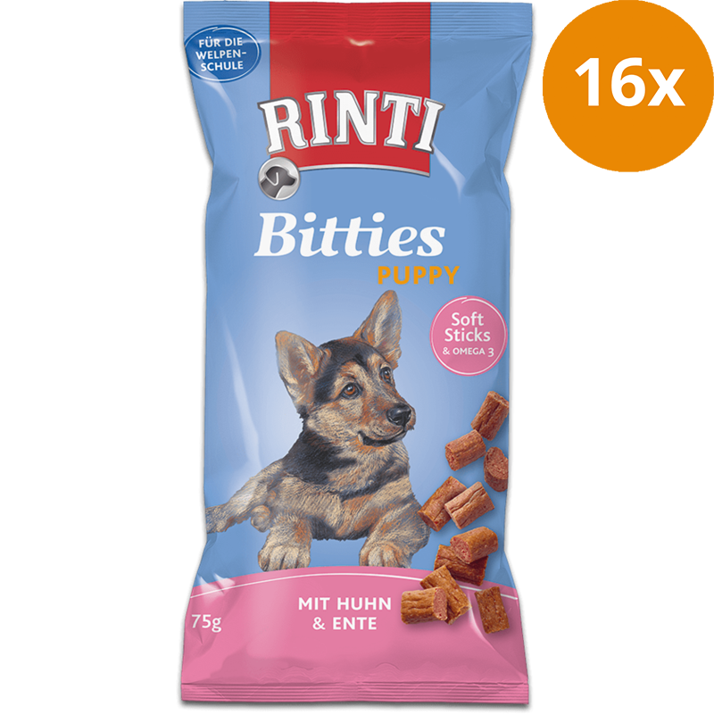 Rinti Bitties Puppy Huhn & Ente 75 g