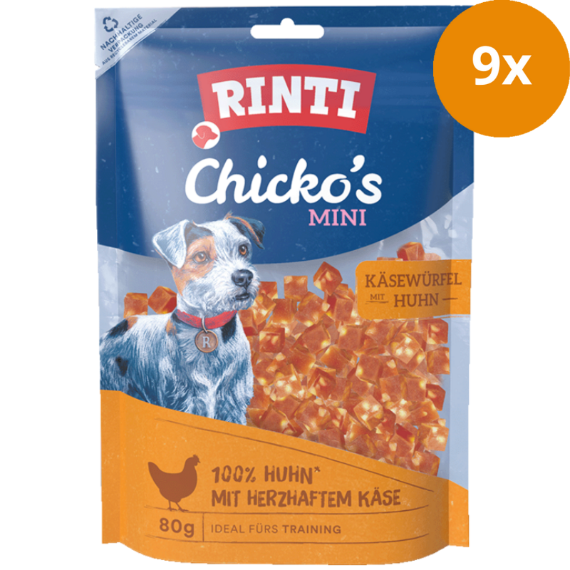 Rinti Chicko Mini Käsewürfel Huhn 225 g