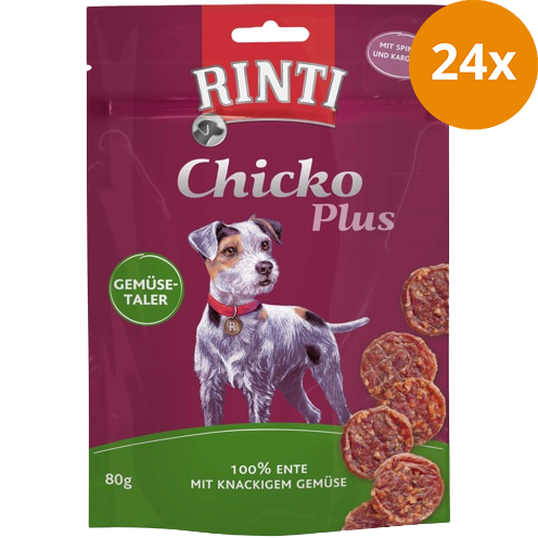 Rinti Chicko Plus Gemüsetaler mit Ente 80 g