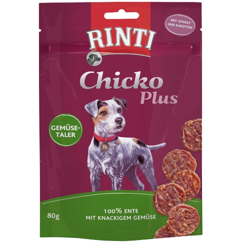 Rinti Chicko Plus Gemüsetaler mit Ente 80 g