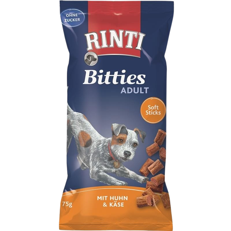 Rinti Extra Bitties Huhn & Käse 75 g