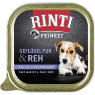 Rinti Feinest Geflügel Pur & Reh 150 g