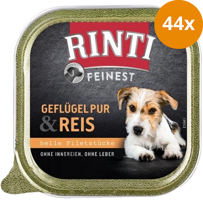 Rinti Feinest Geflügel Pur & Reis 150 g