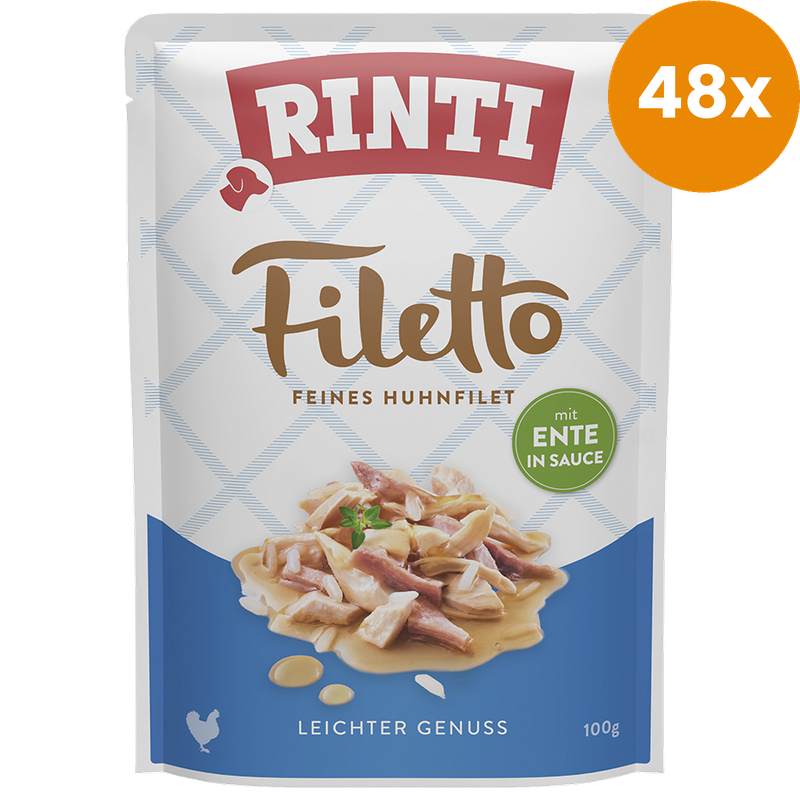 Rinti P.B. Filetto Huhn & Ente in Sauce 100 g