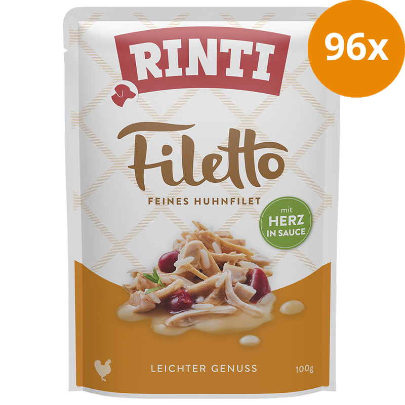 Rinti P.B. Filetto Huhn & Herz in Sauce 100 g