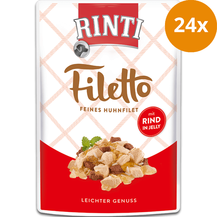 Rinti Filetto in Jelly Huhnfilet & Rind 100 g