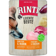 Rinti Frischbeutel Leichte Beute Rind Pur & Huhn 400 g