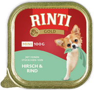 Rinti Gold Mini Hirsch & Rind 100 g