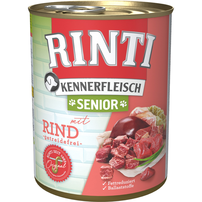 Rinti Kennerfleisch Senior Rind 800 g