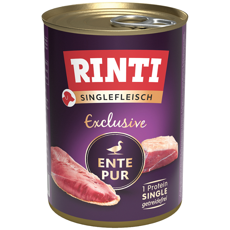 Rinti Singlefleisch Exclusive Ente pur 400 g