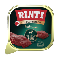 Rinti Singlefleisch Schale Exclusive Hirsch pur 150 g
