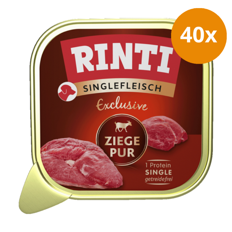 Rinti Singlefleisch Schale Exclusive Ziege pur 150 g