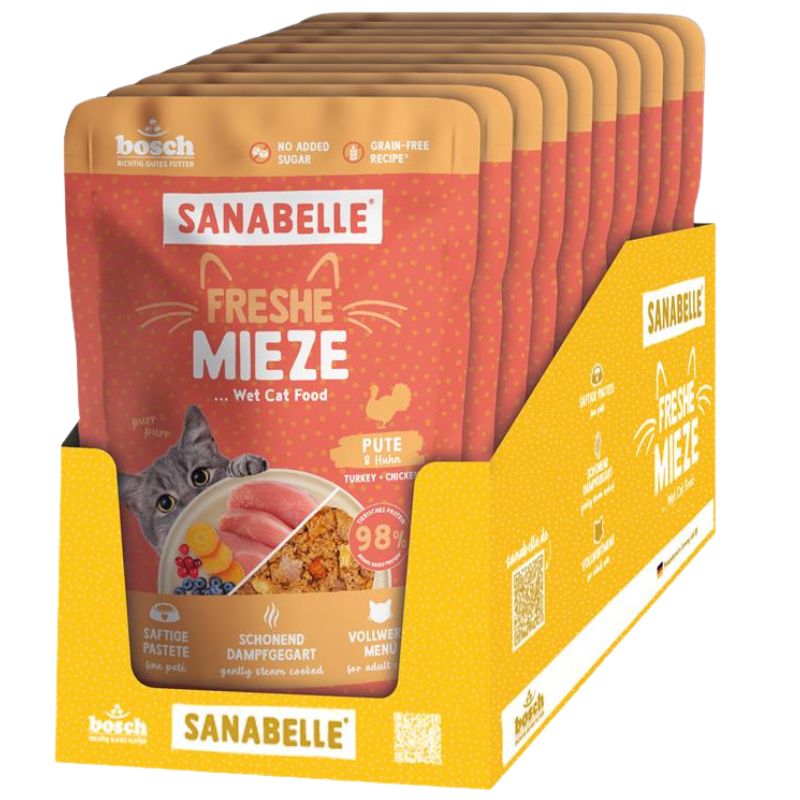Sanabelle Freshe Mieze Pute & Huhn 100 g