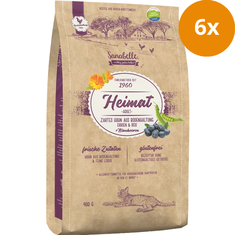 Sanabelle Heimat mit zartem Huhn aus Bodenhaltung