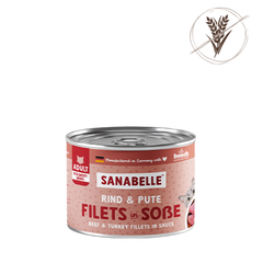 Sanabelle Nassfutter mit Rind & Pute 180 g
