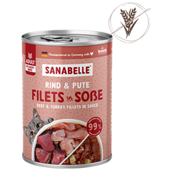 Sanabelle Nassfutter mit Rind & Pute 380 g