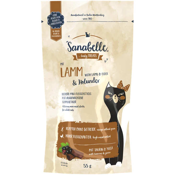 Sanabelle Snack Lamm & Holunder 55 g