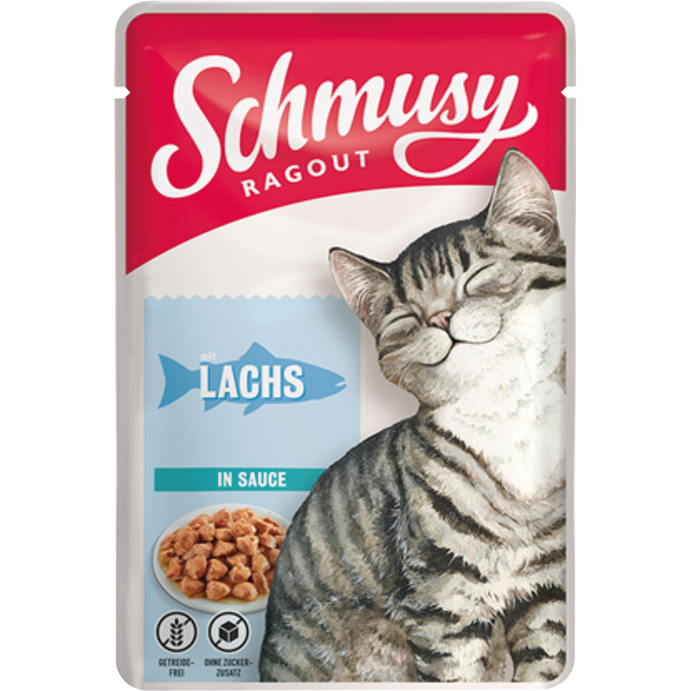 Schmusy Ragout in Sauce mit Lachs 100 g