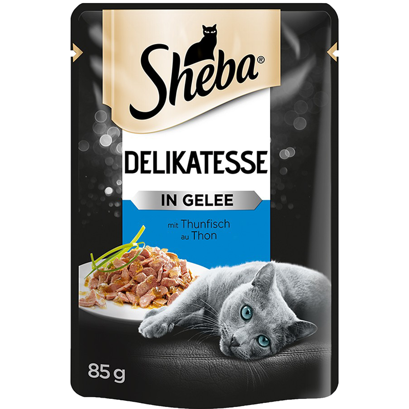 Sheba Delikatesse in Gelee Thunfisch au Thon 85 g