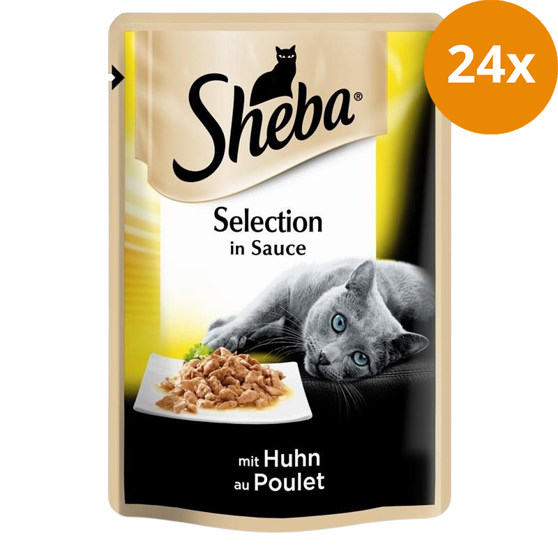 Sheba Zarte Streifen mit Huhn 85 g