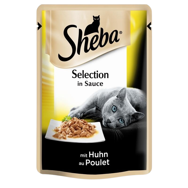 Sheba Zarte Streifen mit Huhn 85 g