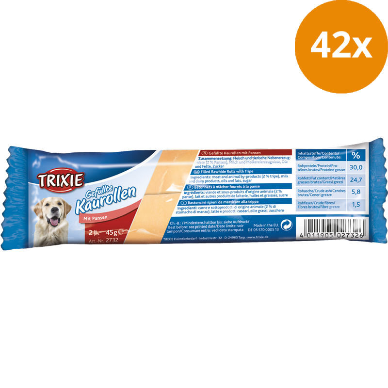 TRIXIE Gefüllte Kaurollen Pansen 45 g