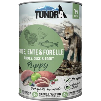 Tundra Dog Dose Puppy Pute, Ente & Forelle 400g