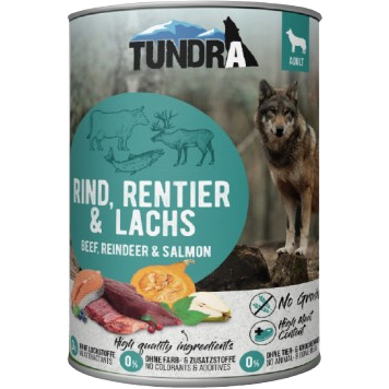 Tundra Dog Dose Rind, Rentier & Lachs 800g