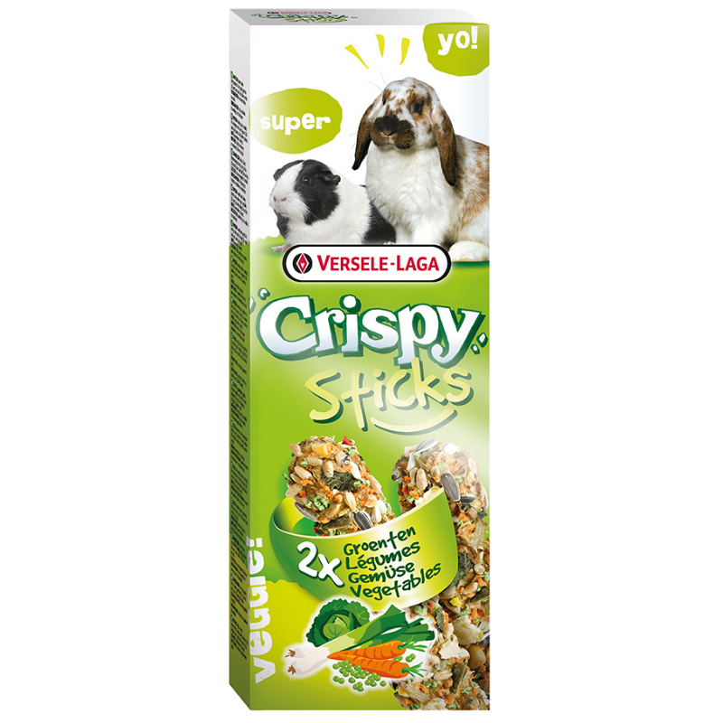 Versele Crispy Sticks Kaninchen-Meerschweinchen Gemüse 110 g