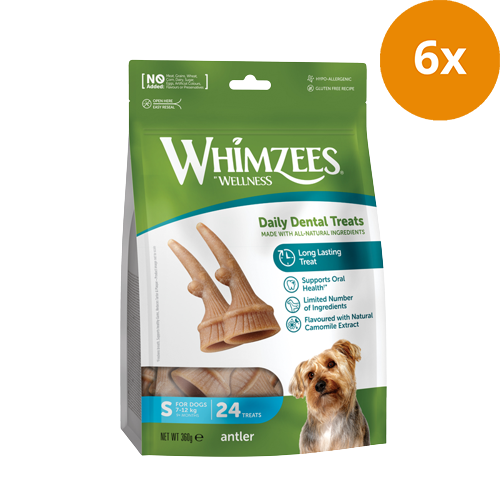 WHIMZEES Dog Snack Antler/Geweih S 360 g