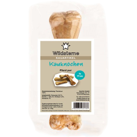 Wildsterne Kauknochen Pferd pur 100 g